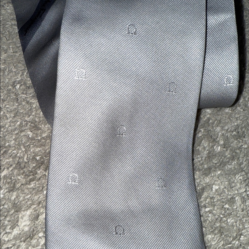 Salvatore Ferragamo Silver Tie with Subtle Pattern - Picture 4 of 6